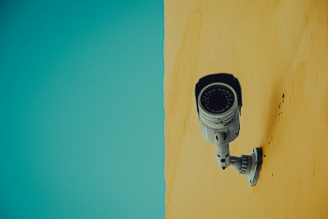 surveillance equipment setup