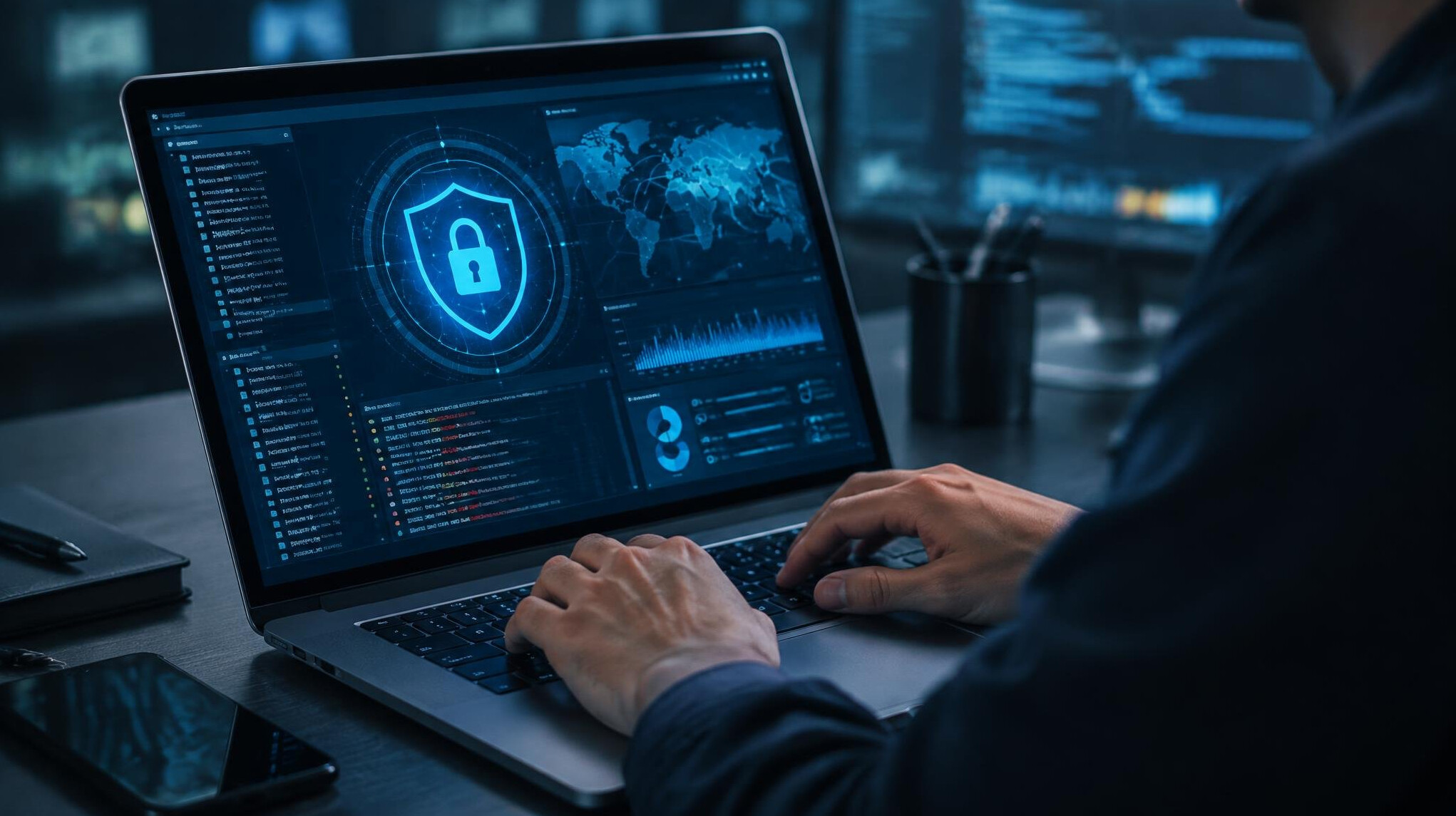 laptop with security software